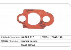 7182-198 Avans Contası