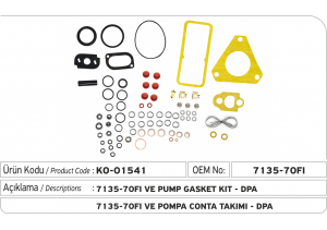 7135-70FI VE Pompa Conta Takımı - DPA